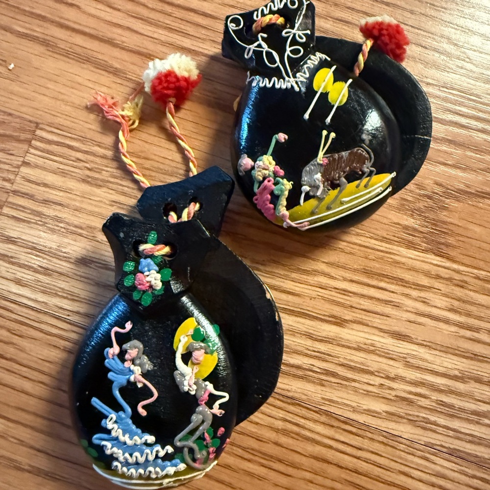Vintage castanets